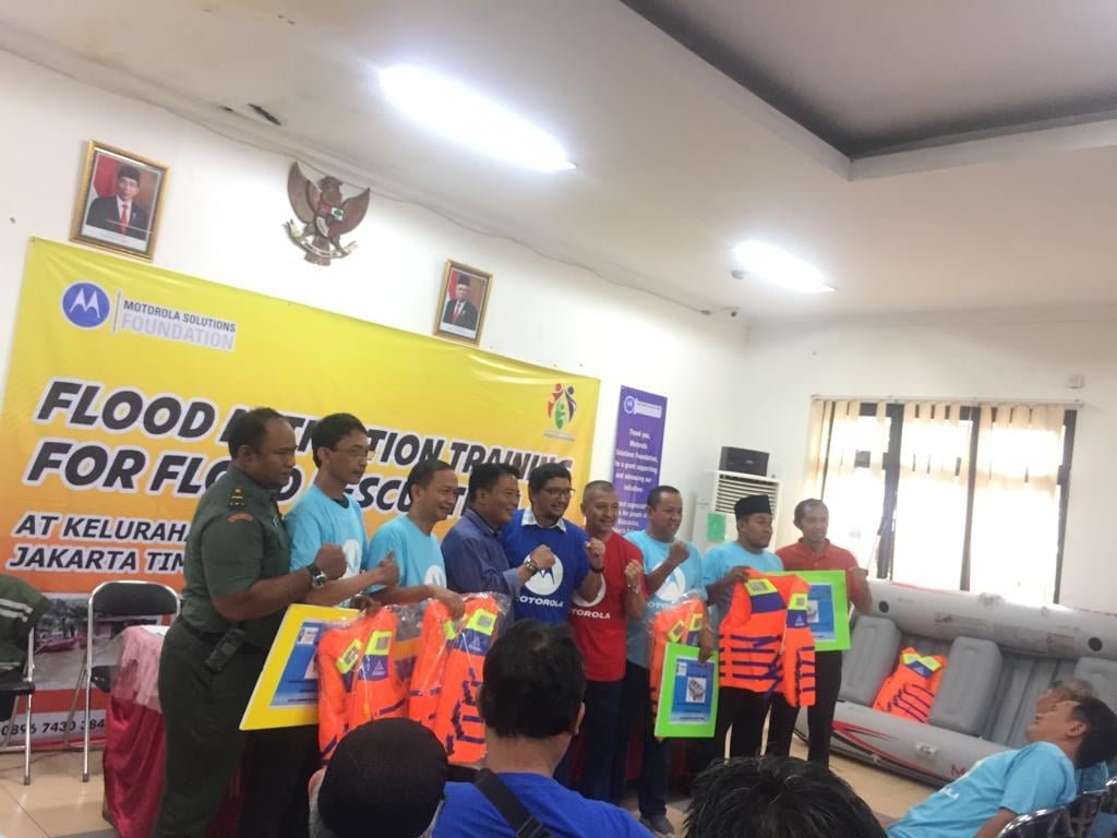 Flood Mitigation Training supported by Motorola Solutions Foundation 2019